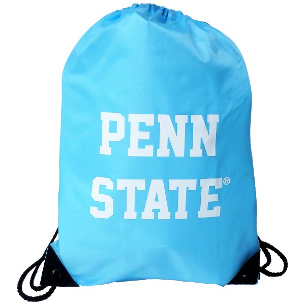 Penn State drawstring backpack light blue image